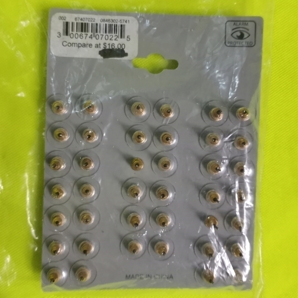 Lux accessories multi earring set flower 🌸 butterfly 🦋 heart ♥ crystals smilie - Picture 6 of 6